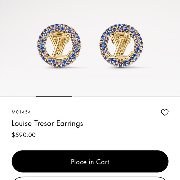 Louis Vuitton Louise Tresor Earrings - Picture 4 of 8